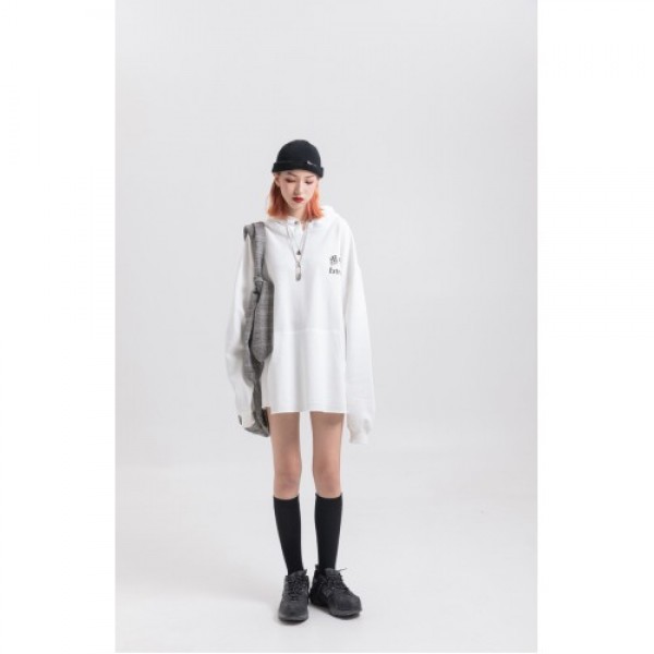 White Fashion Men Women Hip-Hop Loose Oversize Asymmetric Hoodies Sweatshirt White Fashion Men Women Hip-Hop Loose Oversize Asymmetric Hoodies Sweatshirt