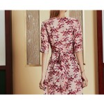 Polyester/Cotton With Print Knee Length Dress Polyester/Cotton With Print Knee Length Dress