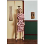 Polyester/Cotton With Print Knee Length Dress Polyester/Cotton With Print Knee Length Dress