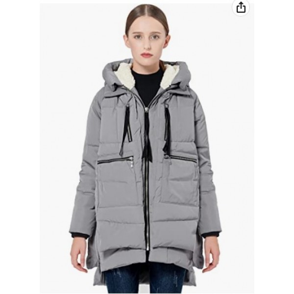 Gray Women's Thickened Down Jacket Gray Women's Thickened Down Jacket