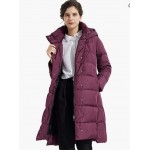 Amaranthv Women's Hooded Down Jacket Long Winter Coat Amaranthv Women's Hooded Down Jacket Long Winter Coat