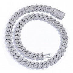 Moissanite Cuban Chain Necklace